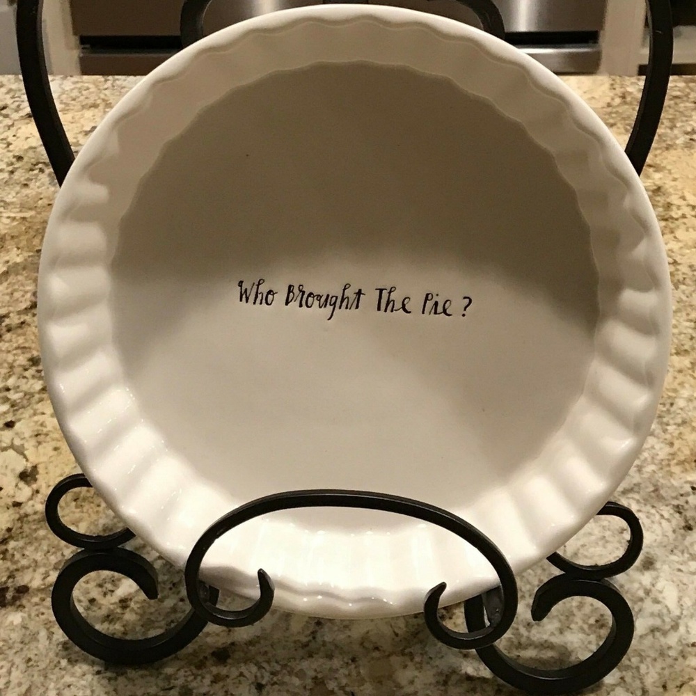 Rae Dunn Who Brought The Pie? Dish